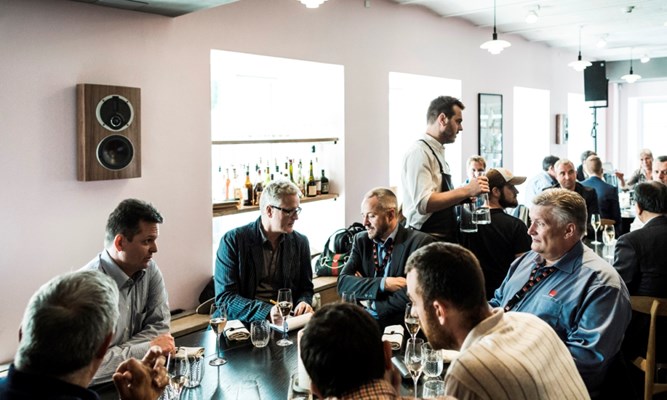 RUBICON LCR at restaurant Kadeau in Copenhagen. Photographer: Kim Wendt.