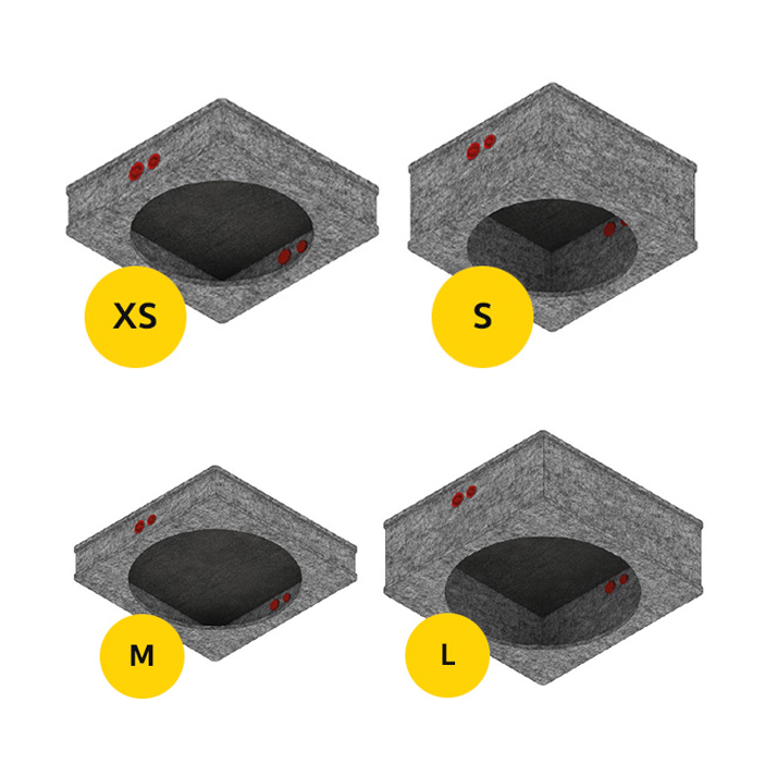 BSound secoboxx ceiling backbox Compatible with PHANTOM E & H series