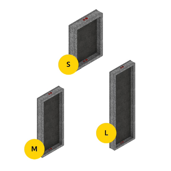 BSound euroboxx wall backbox Compatible with PHANTOM H series