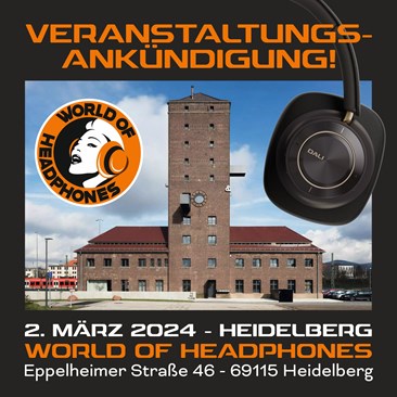 DALI Startseite News Veranstaltungsankündigung Io 12 World Of Headphones, Heidelberg